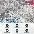 thumbnail image 6 of World Rug Gallery Geneva Contemporary Distressed Absract Area Rug - Multi 3'3"x5', 6 of 9
