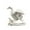 Vulture, variant on QLUEWX Halloween Funny Animal Skeleton Figurines, Spooky Cute Skeleton Statue Decor, Resin Animal Skeleton Tabletop Decor for Home Office Haunted House Halloween Party Supplies
