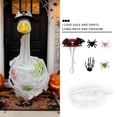 thumbnail image 5 of Halloween Porch Goose Costume Set for 17 or 23 Inches Lawn Cement Geese, Spooky Cobweb Dress with Skull Hat & Skeleton Hand Spiders Accessories, Outdoor Garden Holiday Apparel, Clothes Only, 5 of 8