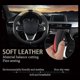 thumbnail image 1 of Microfiber Leather Car Steering Wheel Cover, Durable, A Breathable, Fits Most Cars, Warm in Winter, Universal Size Steering Wheel Covers 38cm (15 inch, 1 of 2