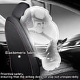 thumbnail image 4 of Car Seat Cover for HYUNDAI TUCSON 2016, Faux Leather Full Set of 5 Seats Waterproof Suitable for All Seasons, Black and Gray Car Seat Covers, Airbag-Compatible, 4 of 9