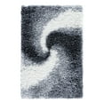 thumbnail image 3 of Unique Loom Soft Touch Shag Collection Area Rug - Selin (2' x 2' 11" Rectangle Smoke Gray/Ivory), 3 of 7
