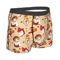 thumbnail image 3 of Daiia Guinea Pigs And Mushrooms Men's Underwear Boxer Briefs, Cotton Stretch Moisture-Wicking Underwear-X-Large, 3 of 9