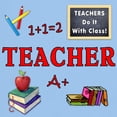 thumbnail image 3 of CafePress - Teachers Do It With Class Light T Shirt - Men's Classic Graphic T-Shirt, 3 of 4