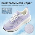 thumbnail image 3 of Ecetana Womens Sneakers Breathable Walking Running Shoes Casual Sports Shoes, 3 of 7