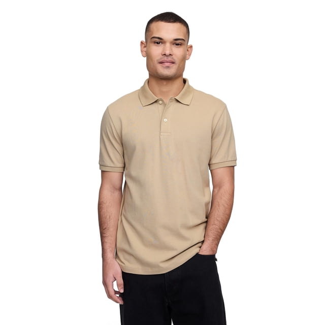 Camiseta Polo Stretch Piqué GAP Caqui Talla M