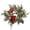 Green, variant on HomelyJoy Christmas Candle Ring Wreath with Poinsettia and Golden Berries, Flameless Battery-Operated Centerpiece for Holiday Table, Mantel, Window, Wall Decor, No Water Needed Festive Wreath