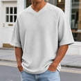 thumbnail image 2 of Akiihool Men's Graphic T-Shirts Men's Street Muscle Short Sleeve Print Personality Fashion Fashion T Shirt(White,S), 2 of 4