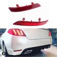 thumbnail image 3 of 1Pair Car Rear Bumper Fog Light Parking Warning Reflector Taillights Brake Lamp for 508 2011-2014, 3 of 5
