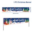 thumbnail image 3 of Bandera navideña para exteriores, decoración navideña para el hogar, adorno navideño 2024, regalo de Navidad Natal Noel, feliz año nuevo 2025, 3 of 5