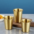 thumbnail image 3 of 4Pcs Stainless Steel Drinking Cups Perfect For Home And Outdoor Activity, 3 of 10