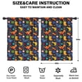 thumbnail image 2 of Blackout Kids Curtains,Colorful Dinosaurs Astronauts Planets Pattern Childrens Insulated Curtains Set Of 2,Bedroom Essentials,Toddler Room Decor 42"x54", 2 of 5