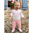 thumbnail image 6 of RUINIXCW Toddler Girl Fall Outfits Cute Letter Embroidery Long Sleeve Tops and Pants, 6 of 8