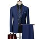 thumbnail image 1 of Conjunto de trajes de negocios para hombre, chaqueta de Color sólido de alta gama, blazer personalizado de marca de gran tamaño, 3 piezas, 1 of 5