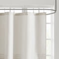 thumbnail image 3 of 510 Design Neutral Shower Curtain, Traditional Embroidered Bath Curtain with 12 Button Holes, Machine Washable Bathroom Curtain Decor, 72x72", 3 of 5