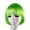 Green, variant on Bright Short Wigs with Straight Bangs for Women - Versatile Synthetic Hair for Daily Wear and Special Events