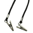 thumbnail image 4 of 2 Pcs Flexible Napkin Clips Landyard Bib Eating Towel Holder String Adjustable String Chains Hold Your Napkin Place 2 Pcs Black, 4 of 9