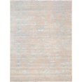 thumbnail image 2 of Pasargad Home  Transitional Collection Hand Knotted Bsilk & Wool Area Rug - Silver/Aqua - 9' 0' X 11'10', 2 of 8