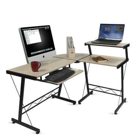 Functional L Shape Corner Desk For Compact Spaces And Offices In Departments