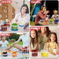 thumbnail image 7 of Freezer Storage Containers 16 oz - 6 Pack Soup Freezer Containers with Airtight Twist Top Lids - Plastic Soup Container with Lids for Lunch, Leftovers, Food Prep Containers with Leak-proof BPA Free, 7 of 7
