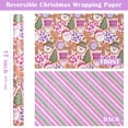 thumbnail image 2 of Rollo de papel de pan de jengibre reversible WRAPAHOLIC para regalo, 43 x 10 m, 2 of 7