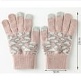 thumbnail image 3 of Woman Winter Gloves Fashion Leopard Print Thermal Gloves Texting Gloves for Work, 3 of 10