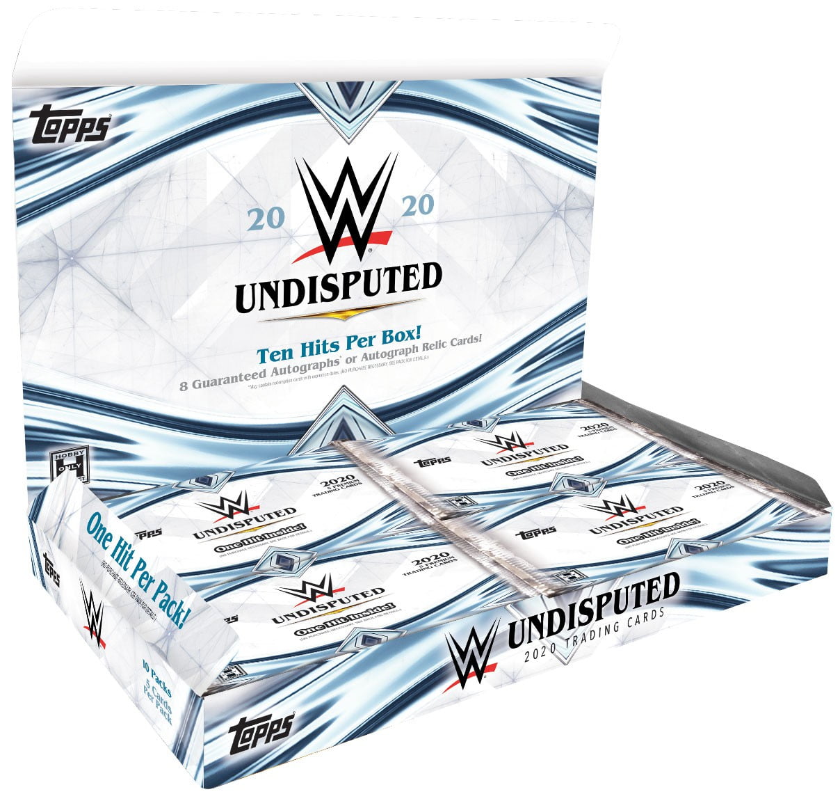 WWE Wrestling Topps 2020 Undisputed Trading Card HOBBY Box [10 Packs
