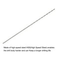 thumbnail image 3 of Uxcell 5Pack 1.5mm Mini Micro Twist Drill Bits, High-Speed Steel Extra Long Drill Bit 120mm, 3 of 6