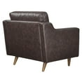 thumbnail image 5 of Modway Impart Modern Genuine Leather Upholstered Armchair in Brown, 5 of 7