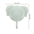 thumbnail image 2 of WHAMVOX Suction Cup Shower Hooks Heavy Duty Plastic Suction Cup Hook Cute Elephant Hanger Hook for Bathroom Kitchen Laundry Room Green, 2 of 8