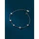 thumbnail image 1 of 1pc Stylish S925 Sterling Silver Simple And Aesthetic Style Clover Shaped Bracelet, Perfect For Daily Wear And Party Wear, 1 of 5
