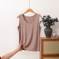 thumbnail image 2 of Ihhxva Women's Plus Women's Sleeveless Tank Top Polka Dot Moisture-Wicking Fit Summer Casual Loose Flowy Blouse Breathable Cotton Racerback Athletic Yoga XL-5XL, 2 of 6