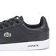 thumbnail image 4 of Zapatilla Lacoste Lite Base de piel negra y blanca para mujer, 8.5 US, 4 of 4
