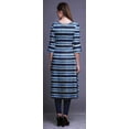 thumbnail image 3 of Bimba Printed Straight Kurtis For Women 3/4 Sleeve Kurta Summer Tunic Dress, 3 of 6