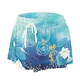 thumbnail image 4 of Gibobby Leggings cortos yoga mujer Pantalones cortos 2 en 1 para mujer(Azul,XG), 4 of 5
