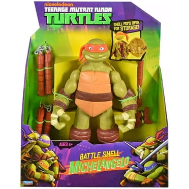 Teenage Mutant Ninja Turtles Nickelodeon Battle Shell Michelangelo Action Figure