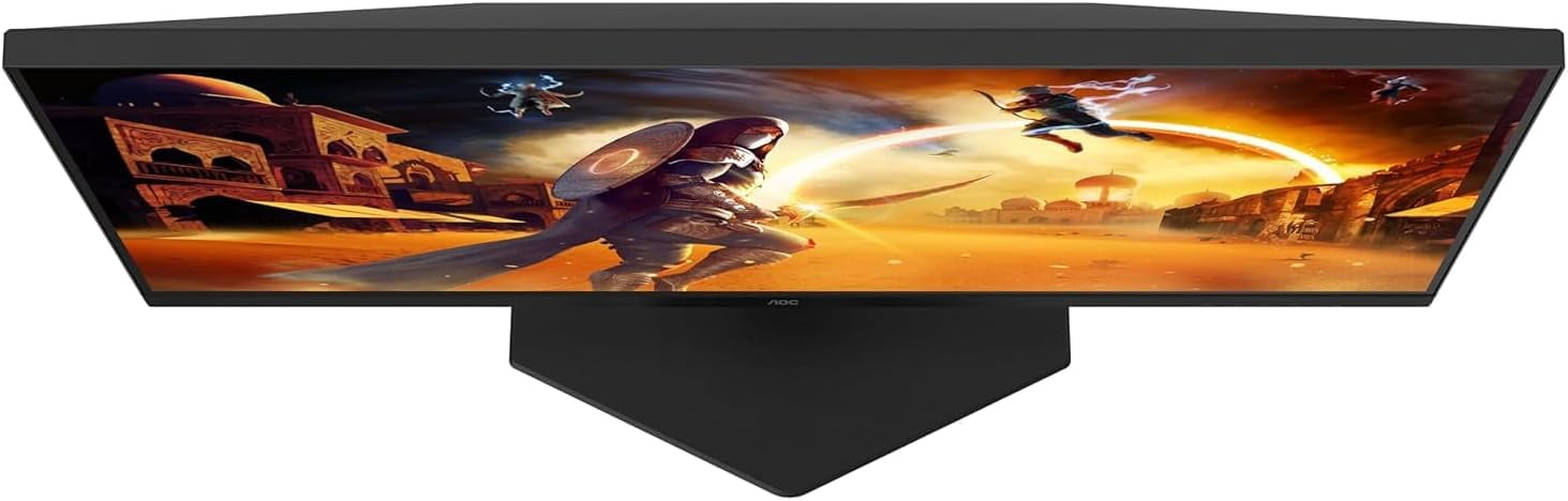 Restored AOC 27G4 27 Inch Gaming Monitor 1920 x 1080 FHD IPS Panel, HDR10, 180Hz, Color Gamut-sRGB 121%, 1ms, G-Sync, HDMI 3.0 and Display Port Connectivity, Height Adjustable Stand (Refurbished)