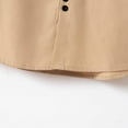 thumbnail image 4 of Camisas de Manga Larga para Hombres Moda Ocio Botón Bolsillo Flip Collar Red, Tela Suave Transpirable para Invierno Casual, 4 of 8
