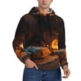thumbnail image 2 of Daiia Cozy Tree Hole Cabin for Men's Fashion Hoodies & Sweatshirts with Kangaroo Pocket Hooded Sweatshirt Breathable & Moisture Wicking-3X-Large, 2 of 7