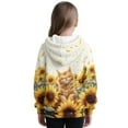 thumbnail image 3 of Pzuqiu Sunflower Cat Hoodies for Kids Versatile Stretchy Boys' Fashion Hoodies & Sweatshirts Practical Wind Proof Long Sleeve Jacket Outfits Personalized for Young Boys 12-13, 3 of 7