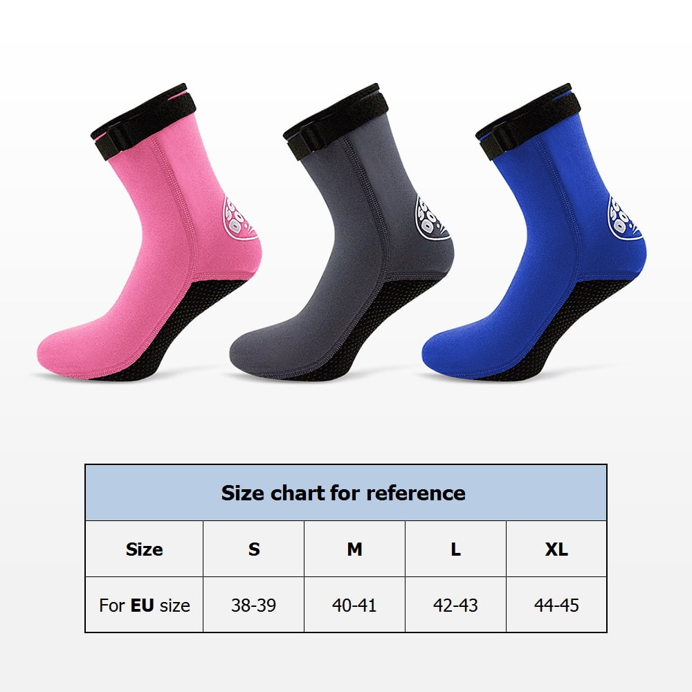 3MM Neoprene Diving Socks Boots Water Shoes Beach Booties Snorkeling Swimming