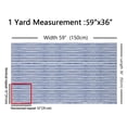 thumbnail image 2 of Manfei Blue Stripes Fabric By The Yard 1 Yard for Female Men,Minimalist Geometric Lines Home Decor Fabric By The Yard,Vintage Aesthetic Room Decor Fabric By The Yard,Microfiber Room Decor, 2 of 6