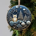 thumbnail image 2 of Nmdmisc Christmas Tree Decorations Christmas Hanging Ornament Christmas Tree Round Decoration Christmas Tree Hanging Pendants for Family Colleagues Friend,3.15", 2 of 7