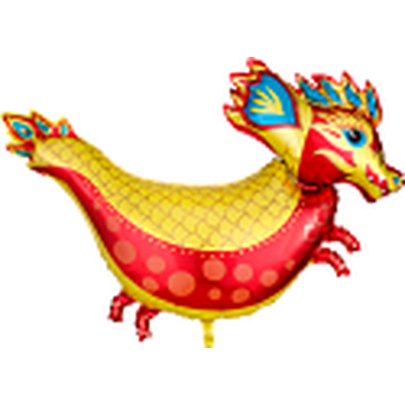 LRG SHP XL FIERY DRAGON