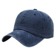 thumbnail image 1 of Gorra de béisbol de verano para mujer, ajustable, con circunferencia de 54 a 60 cm, suave, con visera curva retro, color sólido, 1 of 5