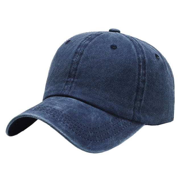 Gorra de béisbol de verano para mujer, ajustable, con circunferencia de 54 a 60 cm, suave, con visera curva retro, color sólido