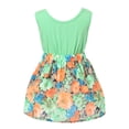 thumbnail image 2 of Richie House Girls' Dress With Flower Printed Bottom Skirt RH1678, 2 of 2