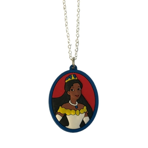 Princess Pocahantas Soft Touch 3D Pendant Necklace
