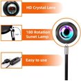 thumbnail image 5 of Sunset Projection Lamp Smart Sunset Light Projection with App Control Remote Control , 16-Color Variable Mode Sunset Lamp USB Charging LED Lighting, FYBTO tic Night Light for Taking Pictures, 5 of 5