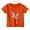 Orange, variant on Hiijoy Toddler Girl's Tshirt Butterfly Print Short Sleeved T-Shirt Summer Casual Tee Shirt
